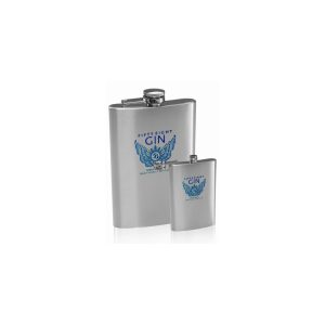 9 Oz. Homer Stainless Steel Hip Flasks