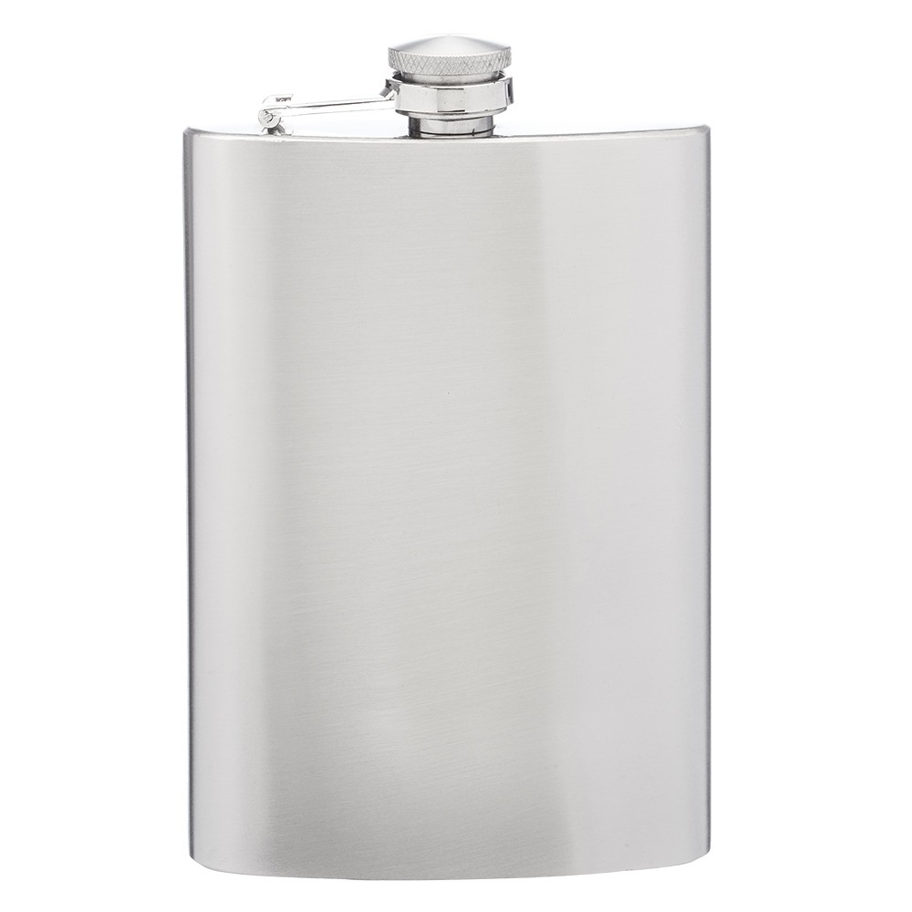 9 Oz. Homer Stainless Steel Hip Flasks