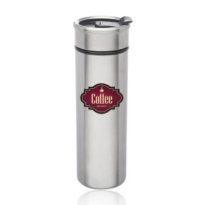 14 Oz. Fritz Stainless Steel Travel Mugs Tumbler