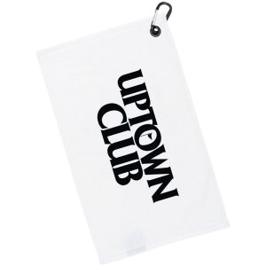 18" x 11" Junior White Golf Towels