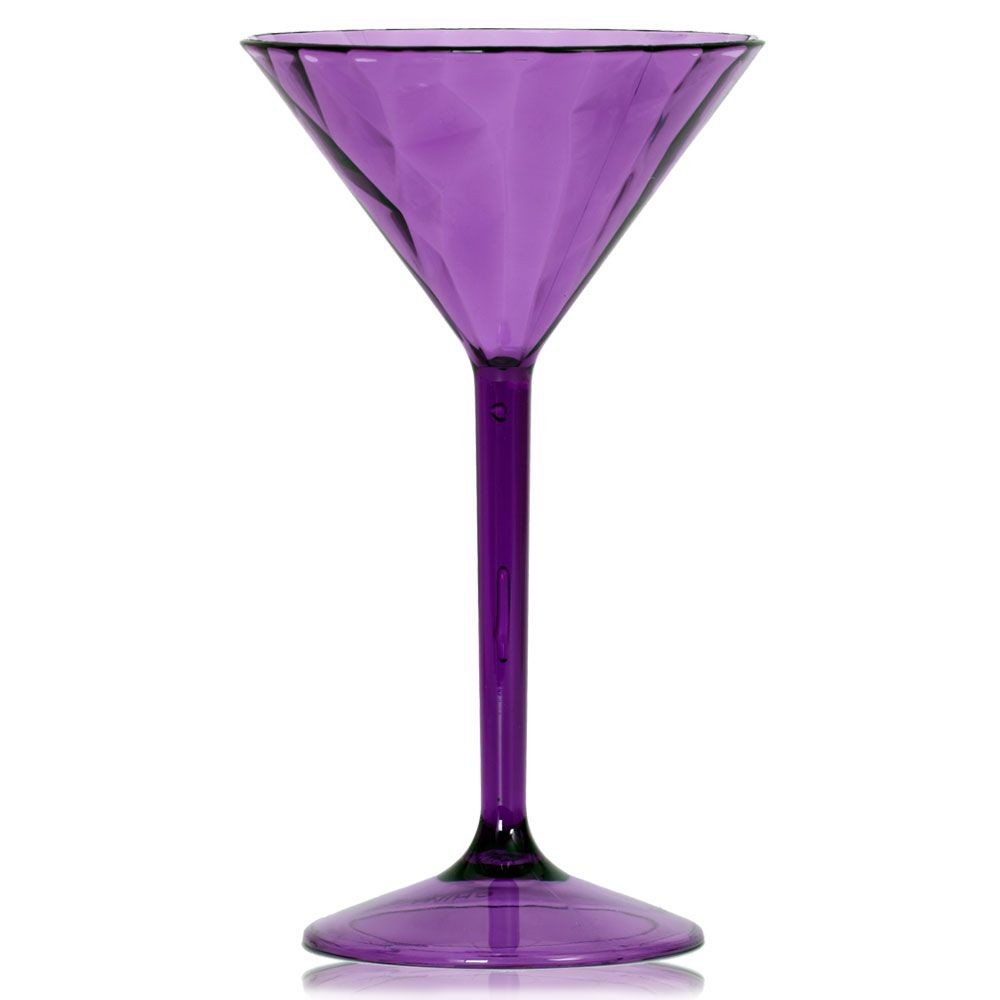 7 Oz. Diamond Cut Martini Glasses