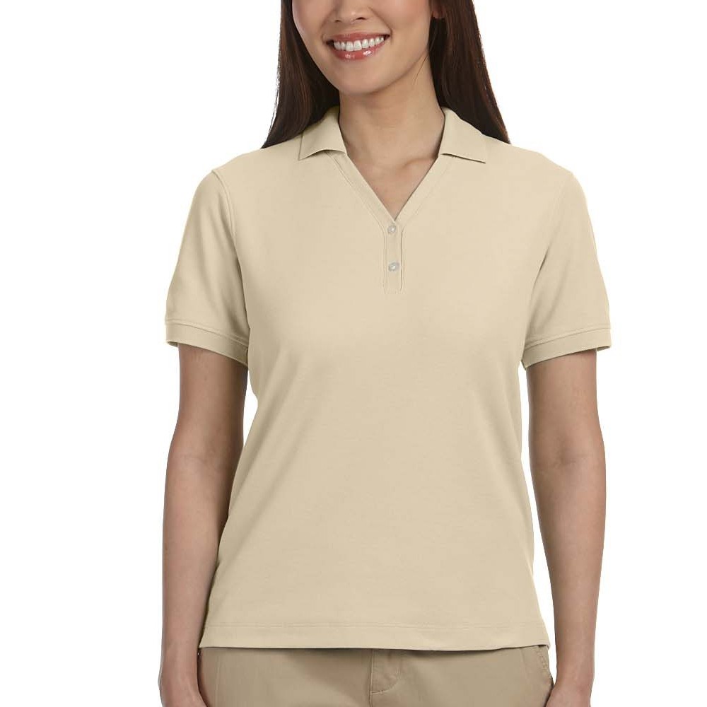 Devon & Jones Women's 100% Peruvian Pima Cotton Polo Shirt
