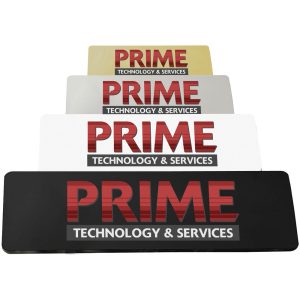 3" x 1" Metal Name Badge