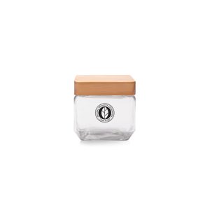 27 Oz. Glass Candy Jars with Wooden Lid