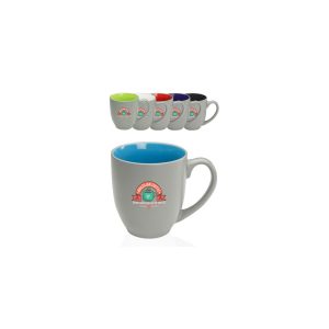 16 Oz. Pop Out Bistro Two Tone Coffee Mugs
