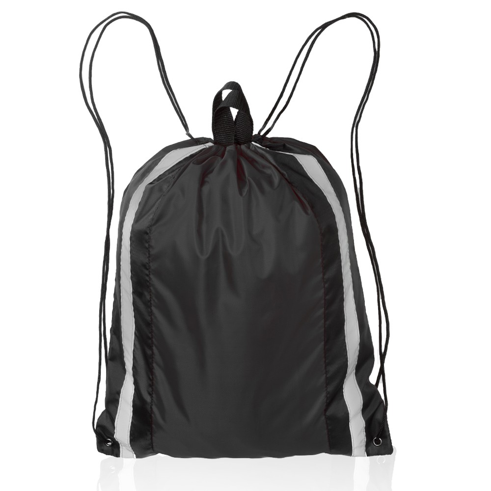 Alias Large Reflector Drawstring Backpacks