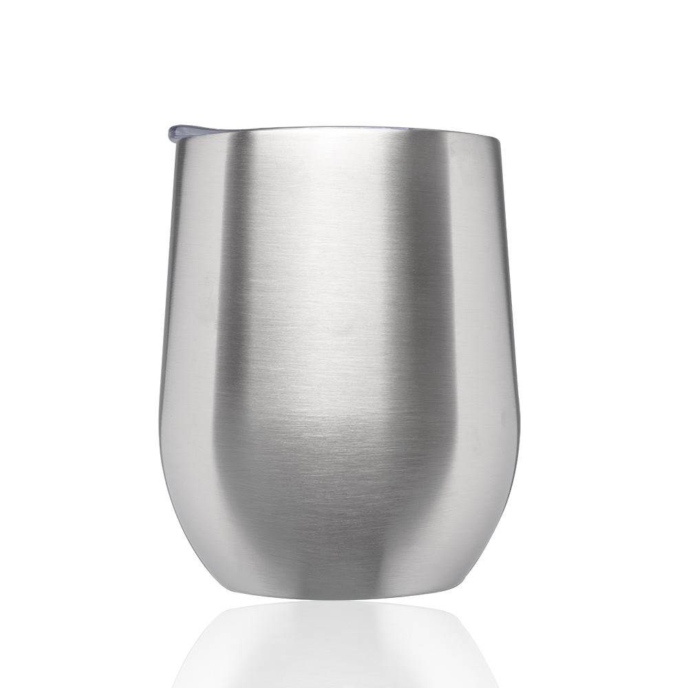 11 Oz. Stemless Wine Glasses w/Lid