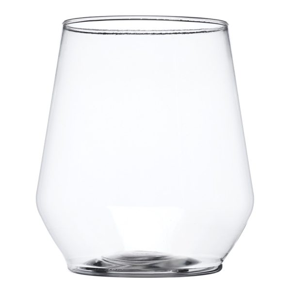 12 Oz. Reserv Stemless Plastic Wine Glasses
