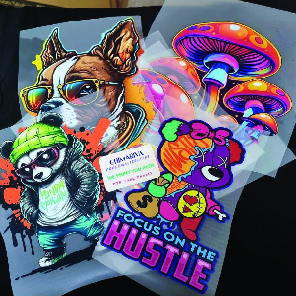 DTF Printing Process Close-Up