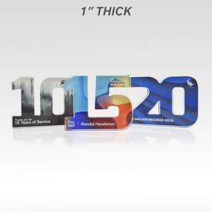 1" Acrylic Numerals Style 20 – Traditional Series