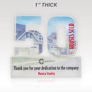 1" Acrylic Numerals Style 50 â€“ Plus Series