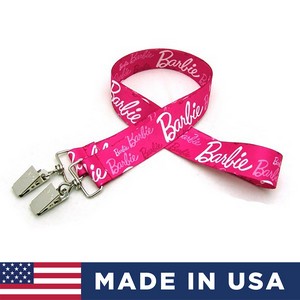 1" Digitally Sublimated Lanyard w/ Double Standard Attachment