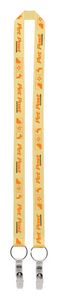 1" Dual LA-214 Sublimation Lanyard