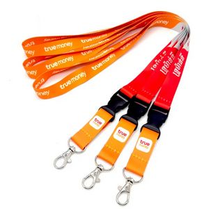 1'' Full Color Breakaway Lanyard w/Lobster Claw
