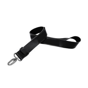 1" Genuine Leather Lanyard