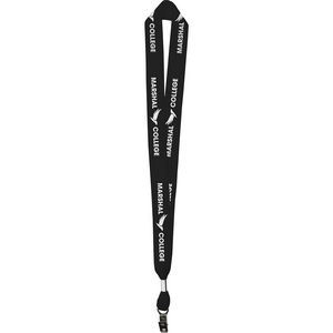 1" One Ply Cotton Lanyard
