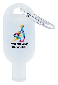 1 Oz. Hand Sanitizer Gel w/Carabiner