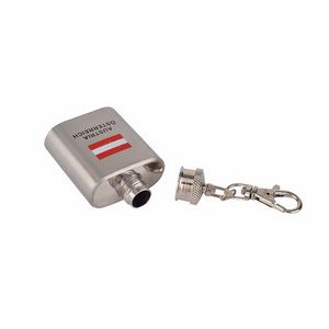 1 Oz. Hip Flask Keychain