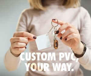 1" PVC Keychain Charm