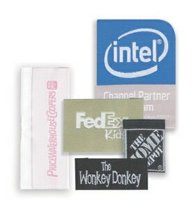1 to 2 Square Inch Woven Label