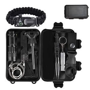 10-In-1 Outdoor Multi-Tool Survival Tactical Kit