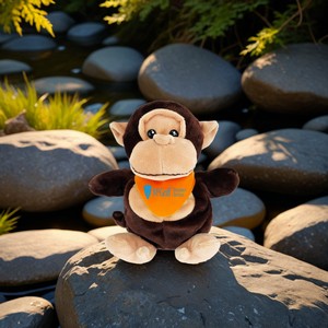 10" Monkey Hand Puppet with Sound