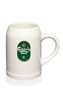 10 Oz. Bullet Ceramic Beer Steins
