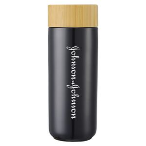 10 Oz. Ceramic Mug Bamboo Lid