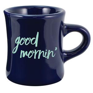 10 Oz. Cobalt Blue Vitrified Ceramic Diner Mug