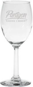 10 Oz. Napa Valley Goblet- Optic Stem - Etched