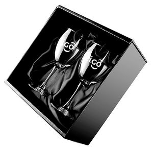 10 Oz. Screen Printed Wine Glass (Set Of 2)