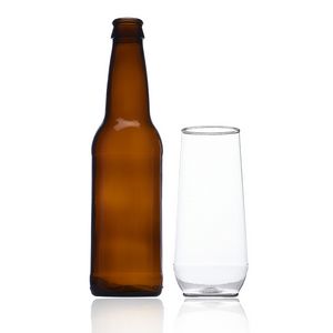 10 Oz. Stemless Plastic Champagne Flutes