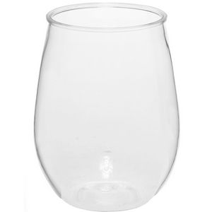10 Oz. Stemless Plastic Wine Glasses