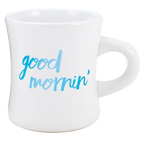 10 Oz. White Vitrified Diner Mug