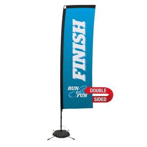 10' Premium Rectangle Sail Sign Flag