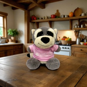 10" Smiling Faces Raccoon