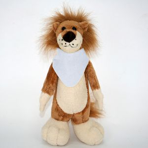 10" Stuffed Long Body Animal - Lion