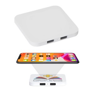 10 Watt Wireless Charger with 2 USB Ports