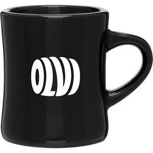 10 oz Diner Ceramic Mug (Black)