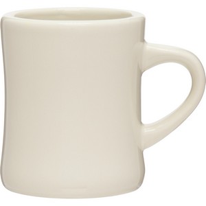 10 oz Diner Ceramic Mug (Natural White)