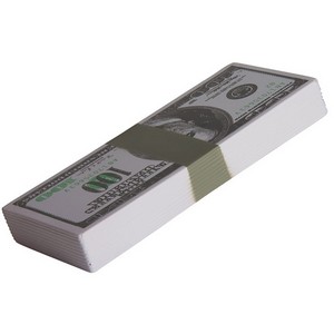 $100 Bill Stack SqueeziesÂ® Stress Reliever