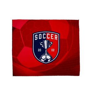 100% Poly Terry Dye Sublimated Microfiber Serged 15"x18" Rally Towel (Domestically Decorated)