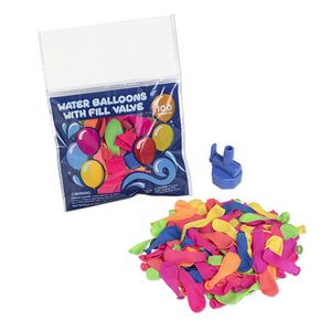 100 Water Balloon Pack w/Nozzle