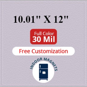 10.01 to 12 Square Inches Indoor Magnets - 30 Mil