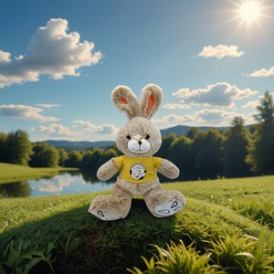 11" Sitting Bunny Rabbit