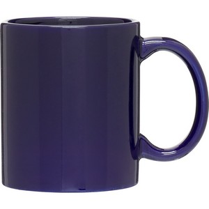 11 oz C-Handle Ceramic Mug (Cobalt Blue)
