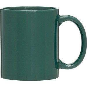 11 oz C-Handle Ceramic Mug (Green)