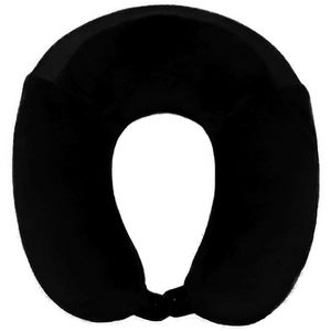 12" Black Memory Foam Neck Pillow