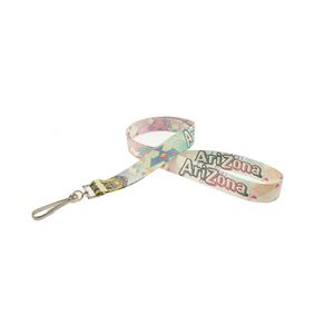1/2" Digitally Sublimated Lanyard w/ J Hook