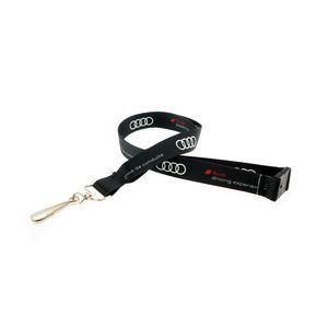 1/2" Digitally Sublimated Lanyard w/ Sew on Breakaway